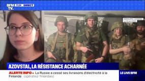 "Ils sont en souffrance là-bas, il faut les exfiltrer": la femme d'un officier piégé à Azovstal témoigne sur BFMTV