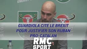 Guardiola cite le Brexit pour justifier son ruban pro-catalan
