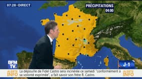 La météo pour ce samedi 26 novembre 2016