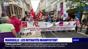 Marseille: plusieurs centaines de retraités manifestent pour l'augmentation de leurs pensions