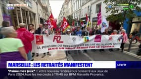 Marseille: plusieurs centaines de retraités manifestent pour l'augmentation de leurs pensions