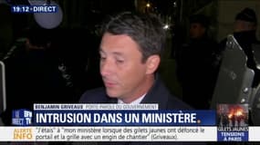 "Ils ont attaqué la maison France" réagit Benjamin Griveaux après l'intrusion dans son ministère