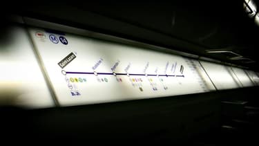La ligne 14 à l'arrêt