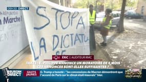 "Gilets jaunes": "Il a menti depuis le jour où il a commencé, jusqu’à aujourd'hui (...) Il a trahi son peuple !"