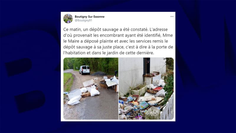 Un dépôt sauvage a été identifié ce matin dans une commune de l'Essonne