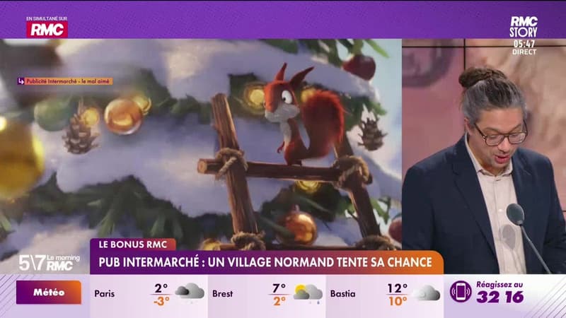 Le bonus RMC : Pub Intermarché, un village normand tente sa chance - 05/01