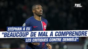 PSG-Rennes : Stéphan a eu "beaucoup de mal à comprendre les critiques contre Dembélé"