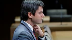 Gabriel Attal, président du groupe Ensemble pour la République à l'Assemblée nationale, à Paris, le 8 novembre 2024
