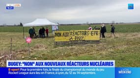 Bugey: des militants disent "non" aux deux nouveaux réacteurs nucléaires