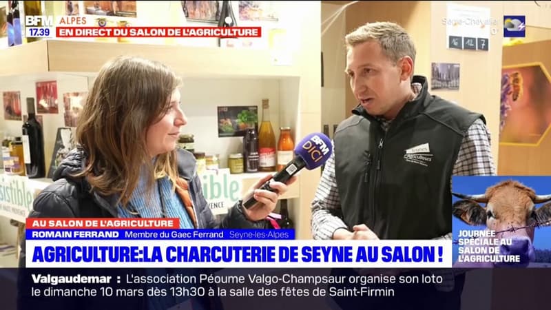 Salon de l'agriculture: la charcuterie de Seyne-les-Alpes 