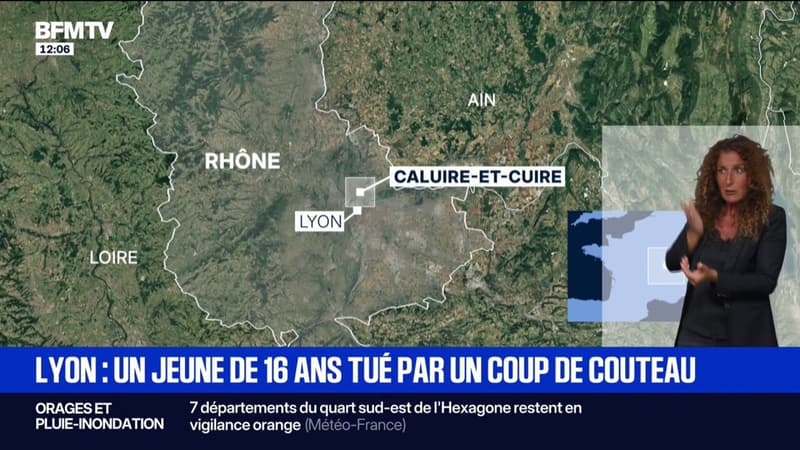Lyon: un adolescent de 16 ans mortellement blessé à l'arme blanche en pleine rue à Caluire-et-Cuire
