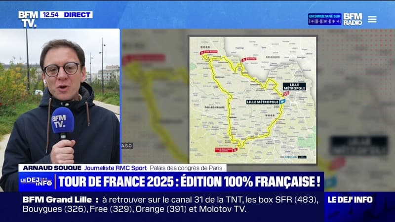 Ce que l'on sait du tracé du Tour de France 2025