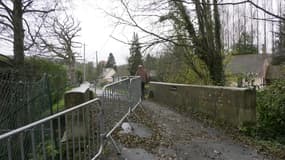 Un pont de Ménesqueville (Eure), vieux de deux siècles, est très fragilisé et nécessite des travaux, en novembre 2024.