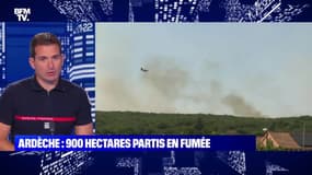 Incendies en Ardèche : 900 hectares partis en fumée (2) - 27/07
