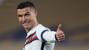 Cristiano Ronaldo lors de Serbie-Portugal