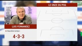 OM/PSG Les compos de Luis Fernandez