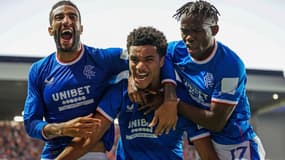 Célébration Glasgow Rangers