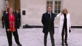 Emmanuel et Brigitte Macron sont arrivés à la Cité internationale de la langue française