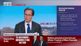 "La reprise de la coopération sécuritaire, consulaire et migratoire" avec l'Algérie est "un objectif essentiel", estime Stéphane Romatet l'ambassadeur de France en Algérie