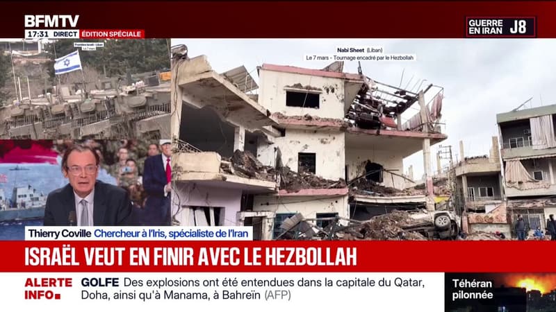 Guerre en Iran: pour Thierry Coville, chercheur à l'Iris, "le nucléaire est un prétexte"