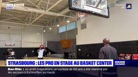 Strasbourg: les joueurs professionnels se préparent au camp du Basket Center 