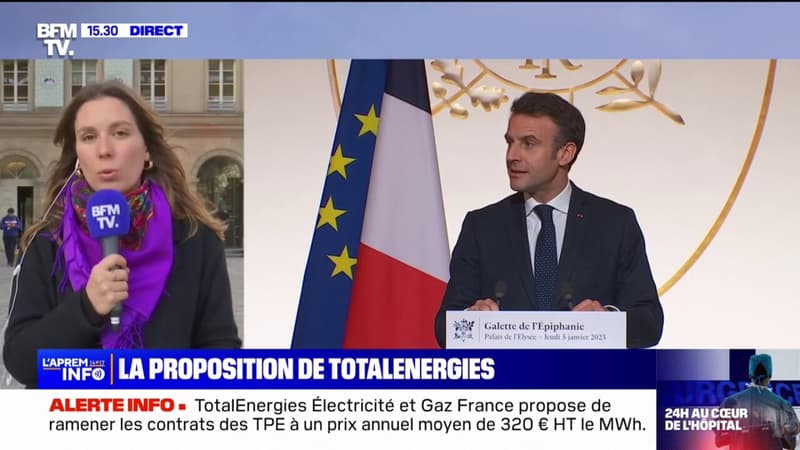 TotalÉnergies Électricité et Gaz France propose de ramener les contrats des TPE à un prix annuel moyen de 320¬ HT le MWh