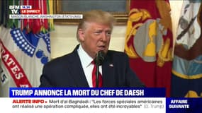 "Il n’est pas mort en héros, mais comme un lâche" : Donald Trump  détaille les conditions de la mort d'al-Baghdadi