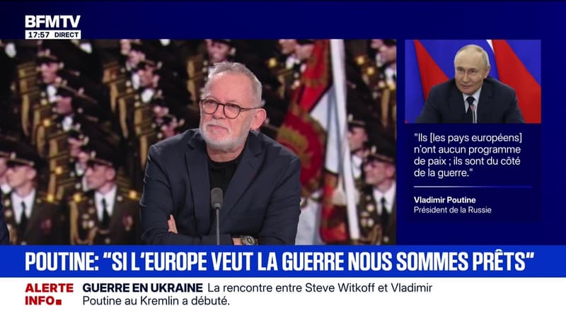 Marschall Truchot : Poutine, "si l'Europe veut la guerre nous sommes prêts" - 02/12