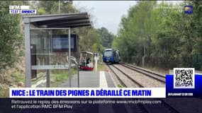 Nice: le train des Pignes a déraillé ce mercredi matin