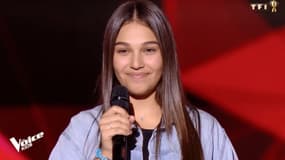 Manon dans The Voice Kids