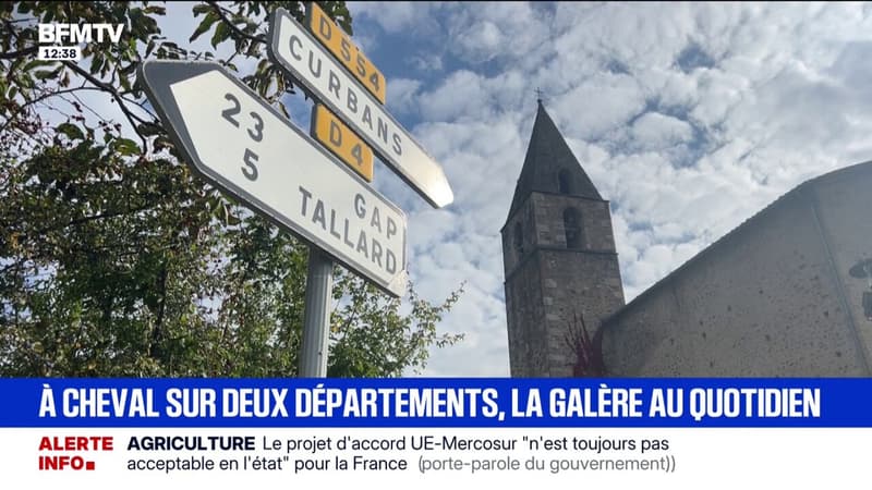 À cheval sur deux départements, les habitants de la commune de Claret font face à plusieurs galères administratives