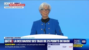 La BCE baisse ses taux de 25 point de base