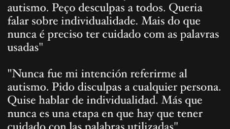 Les excuses de Jorge Sampaoli sur les réseaux sociaux.