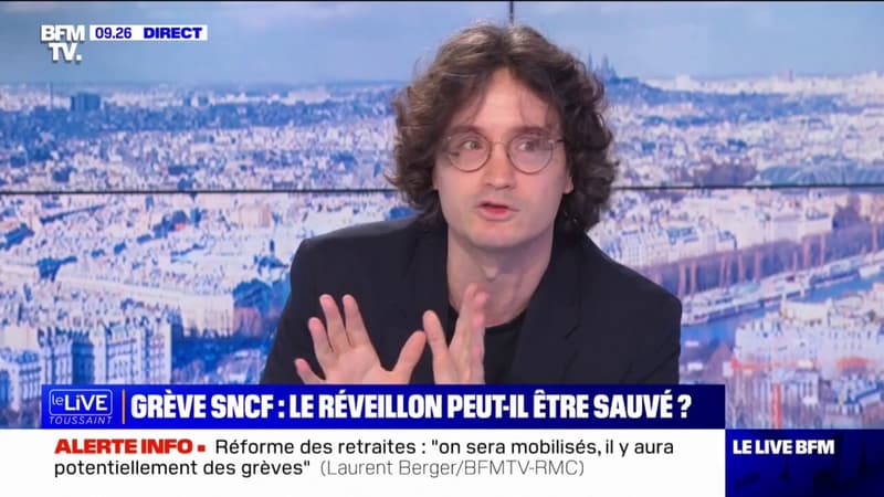 Mathieu Slama sur la grève à la SNCF: 