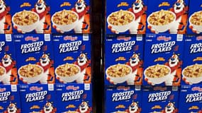 Des boîtes de céréales Kellogg's dans un magasin à Arlington, en Virginie (Etats-Unis), le 1er décembre 2016
