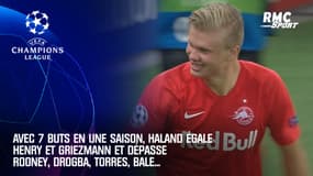 Ligue des champions : 7 buts en une saison, Haland égale Henry et dépasse Rooney, Drogba...
