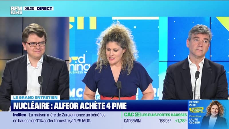 Arnaud Montebourg et Eric Druenne (Alfeor) : Nucléaire, Alfeor achète quatre PME - 05/06