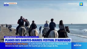 Le festival d'abrivado sur les plages des Saintes-Maries-de-la-Mer