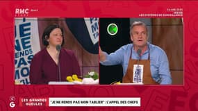 Céline au chef Damien: "Je n'ai pas les moyens d'aller dans un vrai resto avec de la bonne viande !"