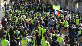 Les gilets jaunes à Montpellier samedi 16 mars. 