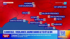 Canicule : vigilance jaune dans le 13 et le 84