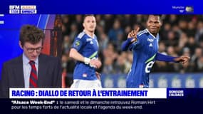 Ligue 1: Diallo de retour à l'entraînement au Racing Club de Strasbourg
