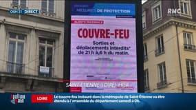 La Loire et Saint-Etienne basculent en couvre-feu dès samedi
