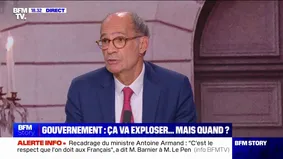 Recadrage d'Antoine Armand par Michel Barnier sur le RN : "Les débats internes doivent rester des débats internes."déclare Éric Woerth