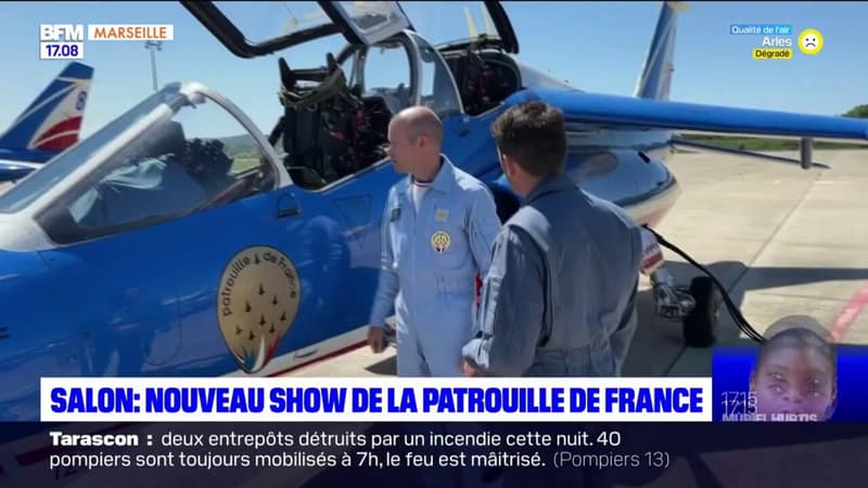 Salon-de-Provence : nouveau show de la patrouille de France