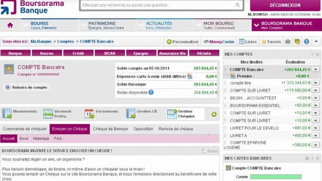 Si Boursorama lance ses offres mobiles, ce ne sera pas avant l'année prochaine.
