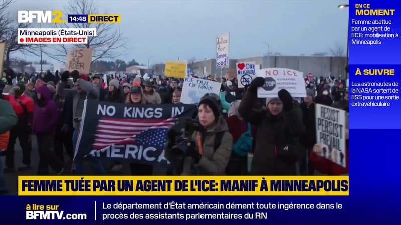 Femme abattue par un agent de l'ICE: mobilisation à Minneapolis