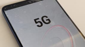 Un smartphone connecté en 5G.