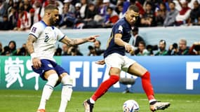 Kylian Mbappé face à Kyle Walker