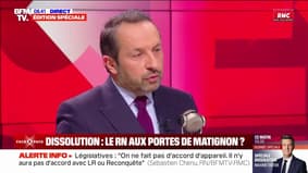 Sébastien Chenu (vice-président du Rassemblement national): "Ce n'est jamais un piège que de gérer la France et d'avoir la confiance des Français"